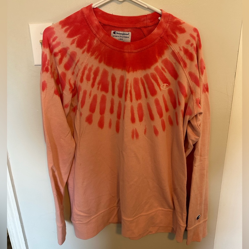 Champion Tie Dye Crewneck Sweater